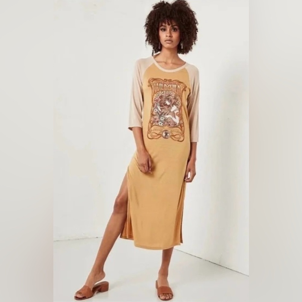 Spell & The Gypsy Wild Child Raglan T Shirt Midi Dress NWT